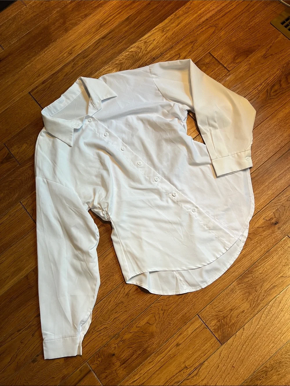 Women’s Classic White Button-Up Shirt